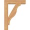 Ekena Millwork Funston Block Smooth Bracket w/ Offset Brace, Western Red Cedar, 5 1/2"W x 20"D x 28"H BKT0604X20X28FST05SWR - alternate 3